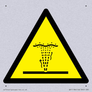 W515 Warning: Geyser (water/air) water jet
